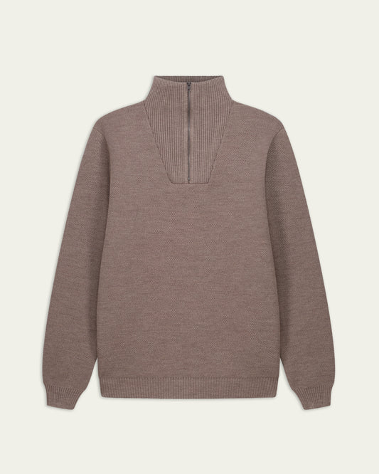 NITTO KNITWEAR PULL YOURI CAMIONNEUR - TAUPE