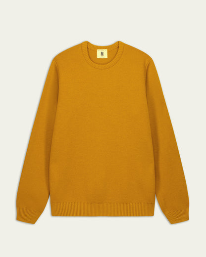 NITTO KNITWEAR PULL YOURI COL ROND - OCRE