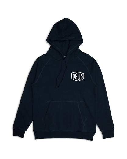 DEUS EX MACHINA TOKYO ADDRESS HOODIE - NAVY