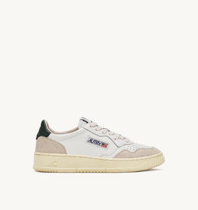AUTRY MEDALIST LOW LEATHER SUEDE - WHITE / MOUNTAIN