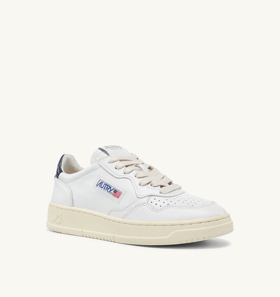 AUTRY MEDALIST LOW LEATHER - WHITE / SPACE