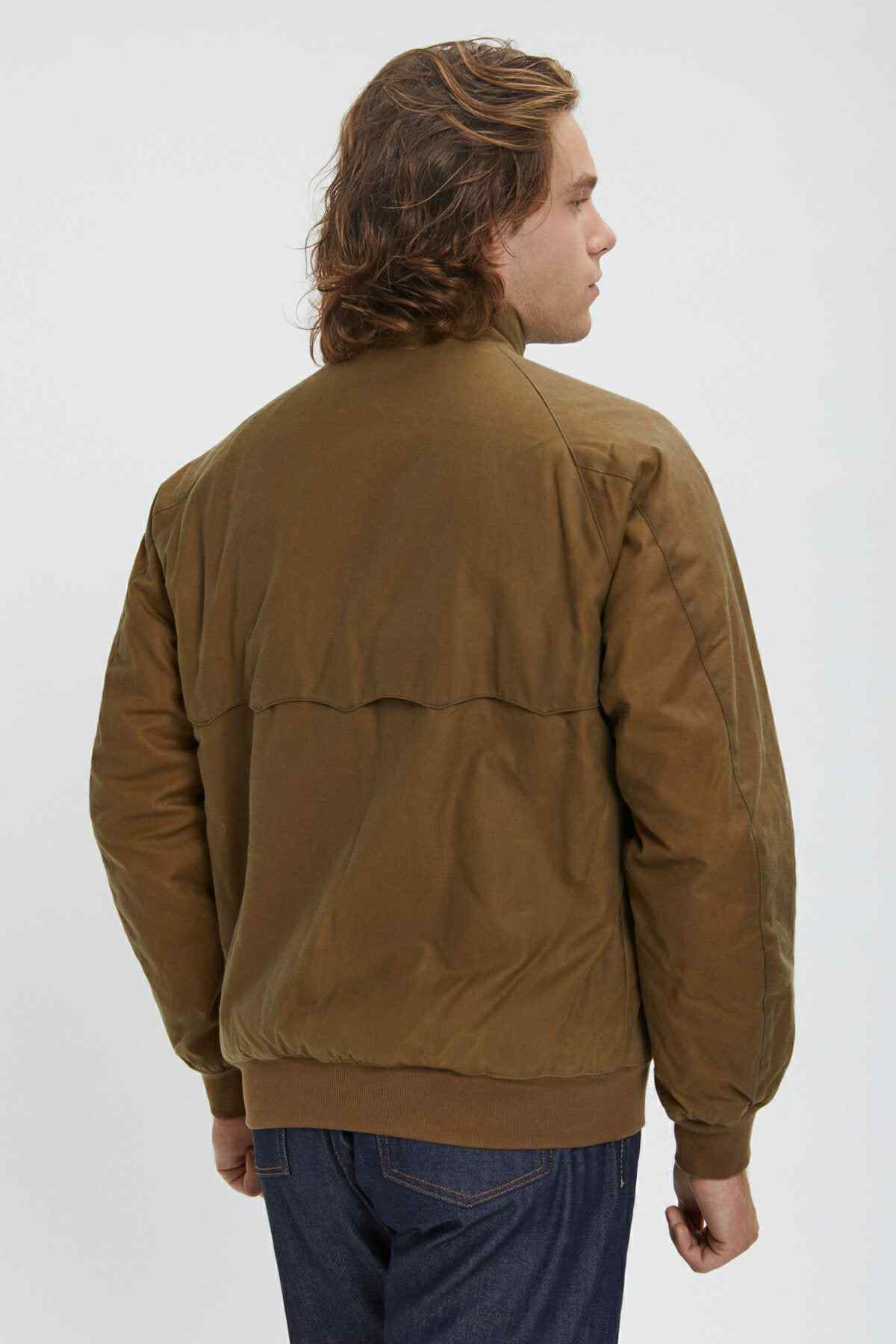 BARACUTA JACKET G9 POCKET WAXED - TAN