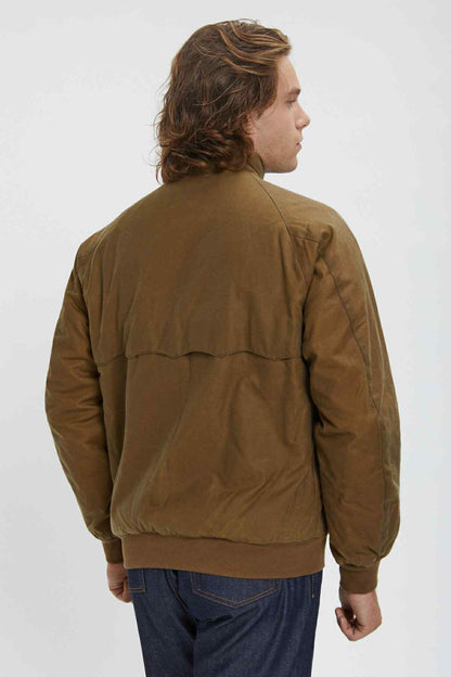 BARACUTA JACKET G9 POCKET WAXED - TAN