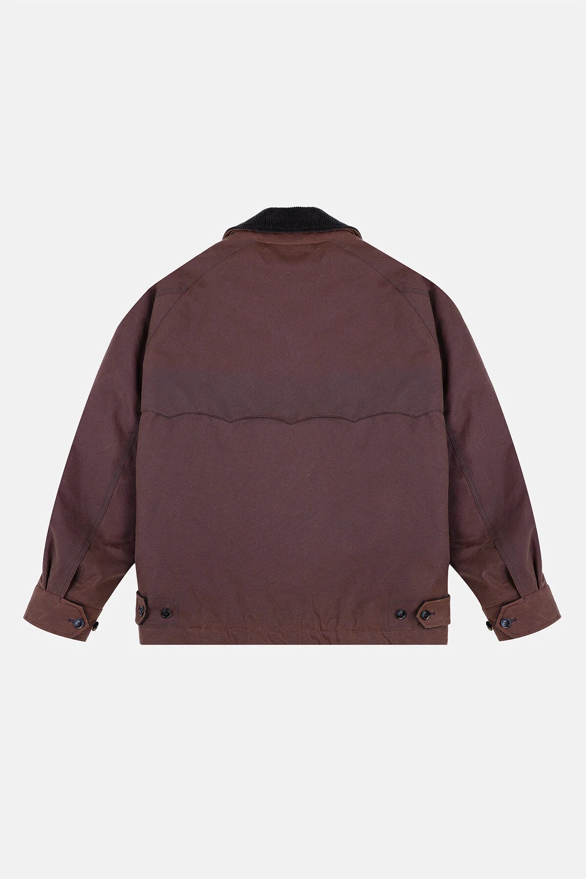 BARACUTA DECK JACKET WAXED COTTON - CHOCOLATE