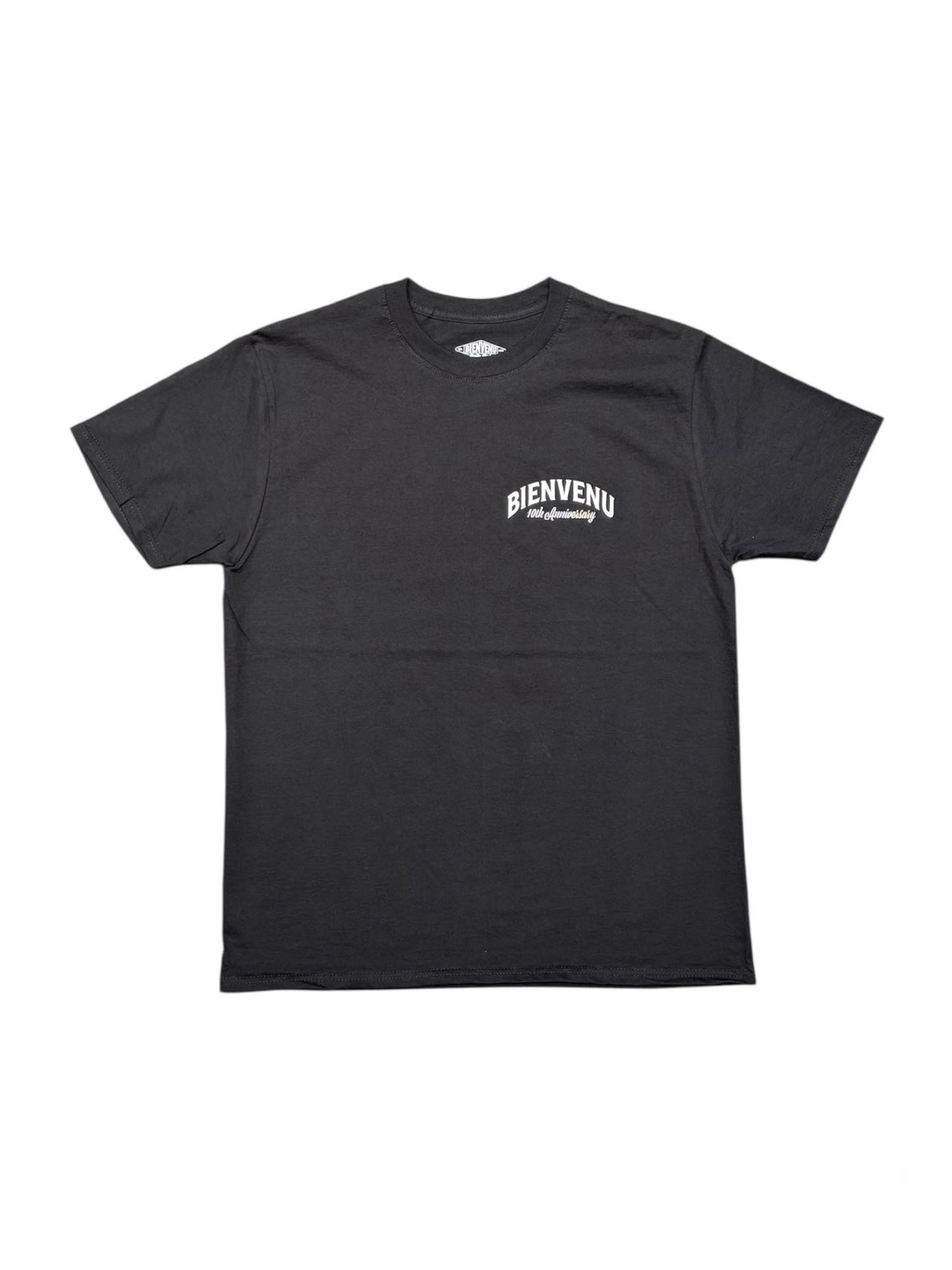 BIENVENU GOODS TEE RATS 10TH ANNIVERSARY - BLACK / WHITE