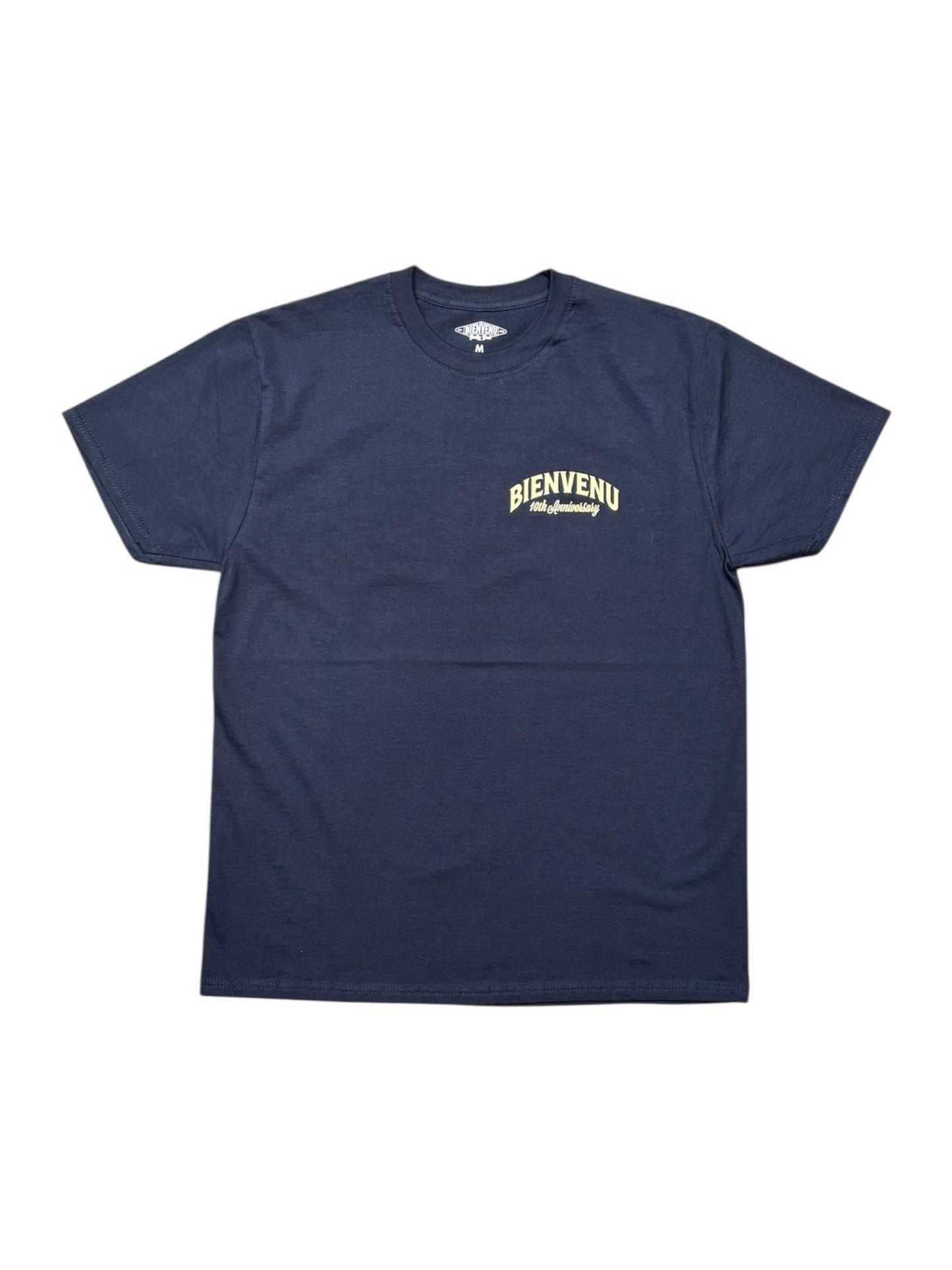 BIENVENU GOODS TEE RATS 10TH ANNIVERSARY - NAVY / BEIGE