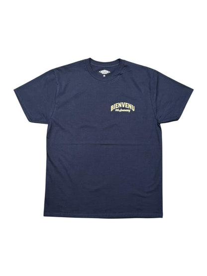 BIENVENU GOODS TEE RATS 10TH ANNIVERSARY - NAVY / BEIGE