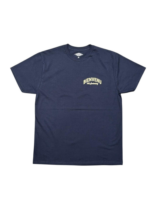 BIENVENU GOODS TEE RATS 10TH ANNIVERSARY - NAVY / BEIGE