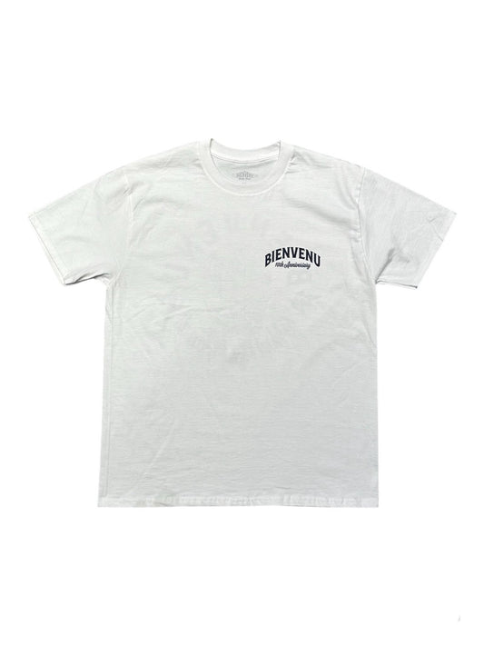 BIENVENU GOODS TEE RATS 10TH ANNIVERSARY - WHITE / NAVY