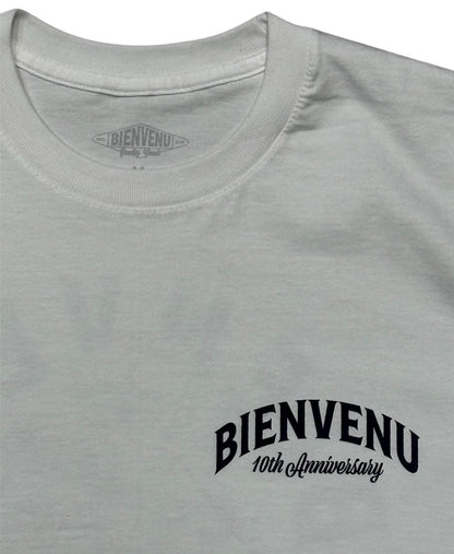 BIENVENU GOODS TEE RATS 10TH ANNIVERSARY - WHITE / NAVY