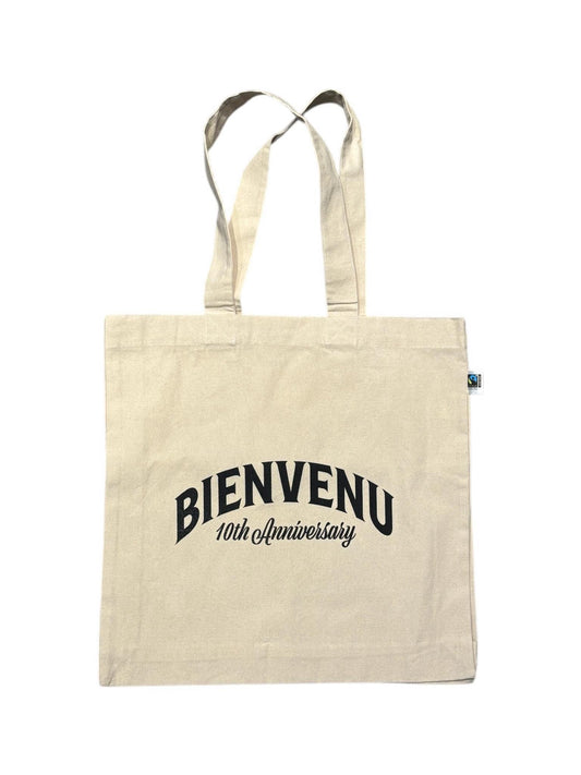 BIENVENU GOODS TOTE BAG RATS 10TH ANNIVERSARY - NATURAL
