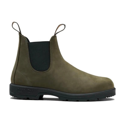 BLUNDSTONE CLASSIC CHELSEA BOOTS 2542 - FOREST NUBUCK