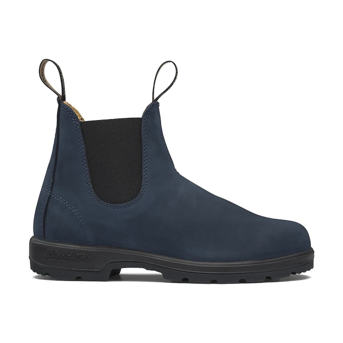 BLUNDSTONE CLASSIC CHELSEA BOOTS 1940 - NAVY NUBUCK