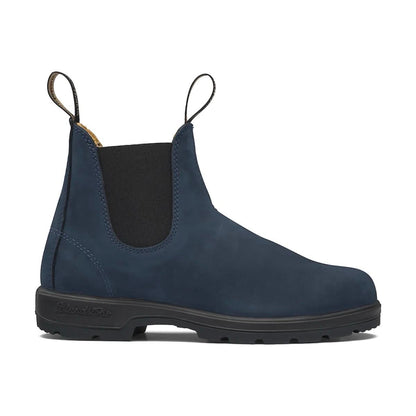 BLUNDSTONE CLASSIC CHELSEA BOOTS 1940 - NAVY NUBUCK