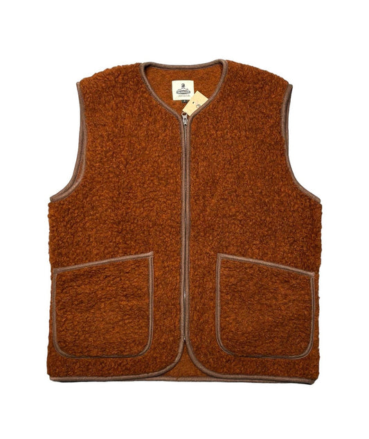 COLDBREAKER VEST PEPITKO - COGNAC