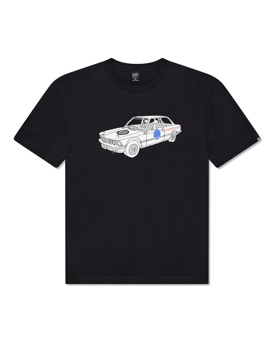 DEUS EX MACHINA 323 RALLYEYE TEE - BLACK