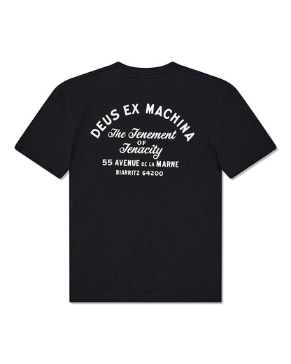 DEUS EX MACHINA 323 RALLYEYE TEE - BLACK