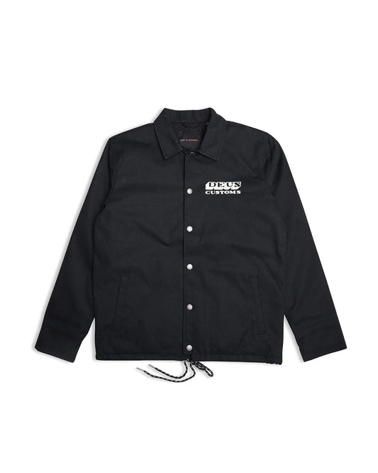 DEUS EX MACHINA AMPED COACH JACKET - BLACK