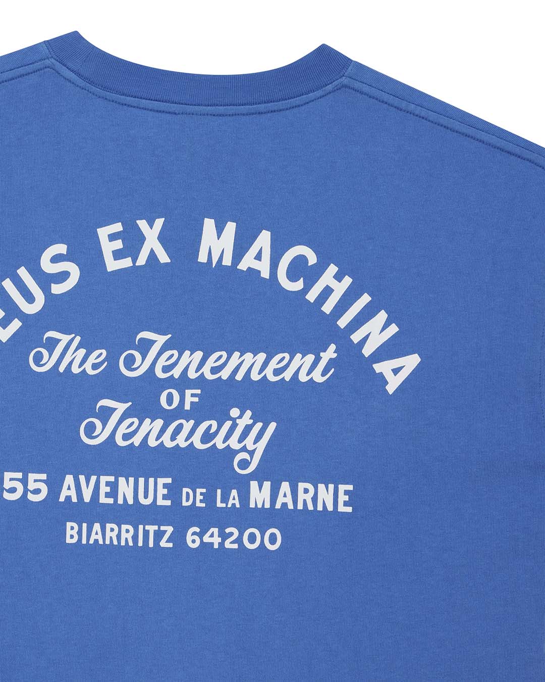 DEUS EX MACHINA BIARRITZ SIGN TEE - BLUE
