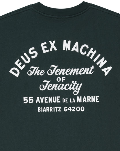 DEUS EX MACHINA BIARRITZ SIGN TEE - RACING GREEN