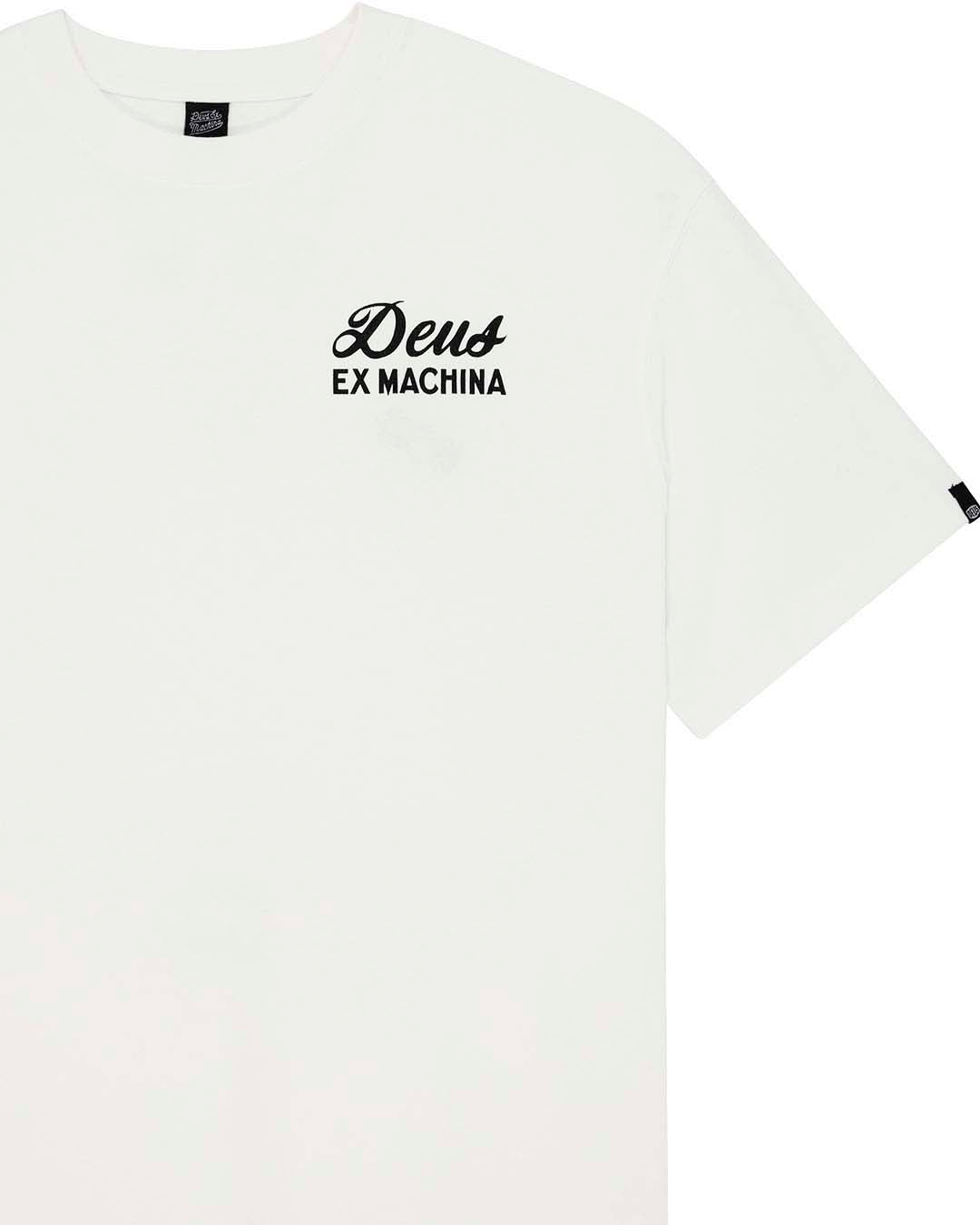 DEUS EX MACHINA BIARRITZ SIGN TEE - WHITE