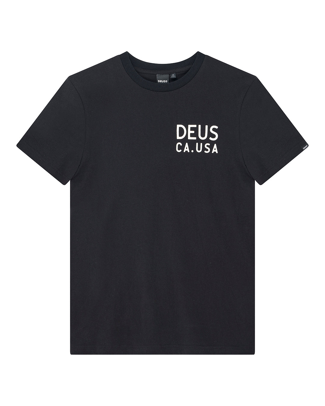 DEUS EX MACHINA CAMBER TEE - BLACK