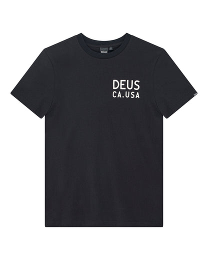 DEUS EX MACHINA CAMBER TEE - BLACK