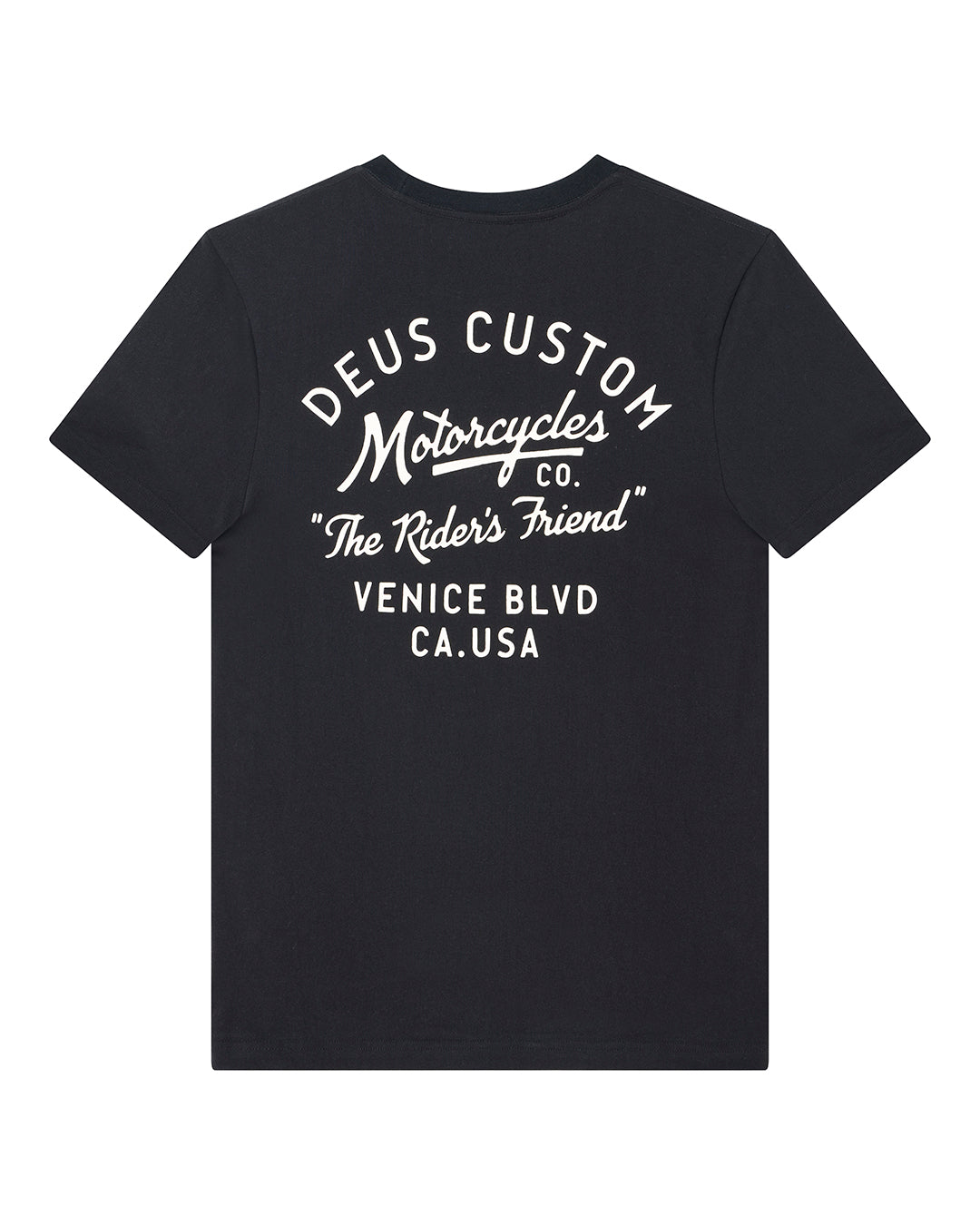 DEUS EX MACHINA CAMBER TEE - BLACK