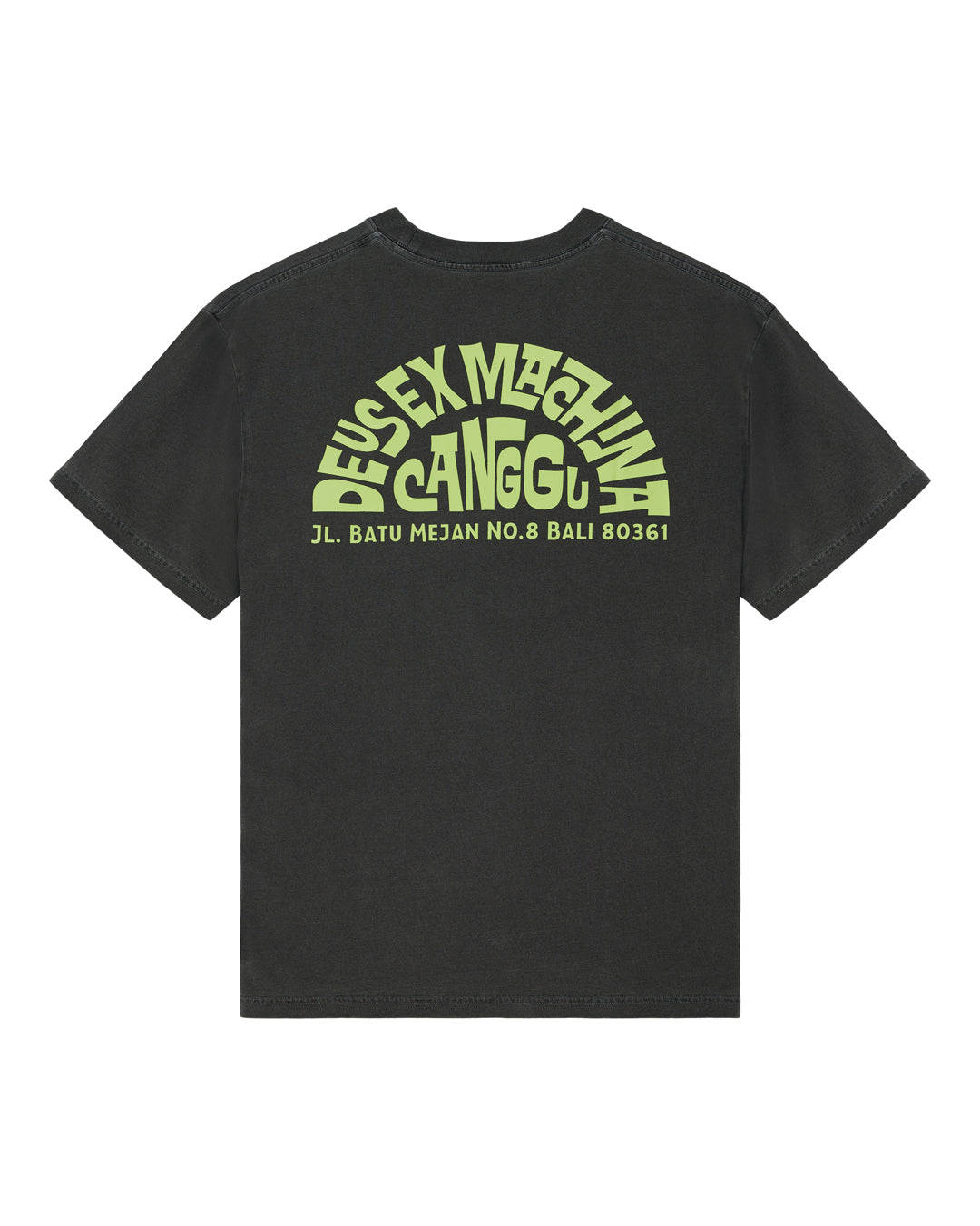 DEUS EX MACHINA CANGGU ADDRESS TEE - ANTHRACITE