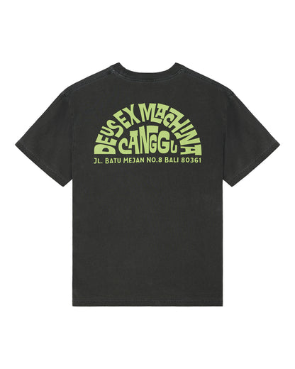 DEUS EX MACHINA CANGGU ADDRESS TEE - ANTHRACITE