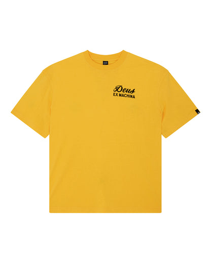 DEUS EX MACHINA CANGGU SIGN TEE - YELLOW