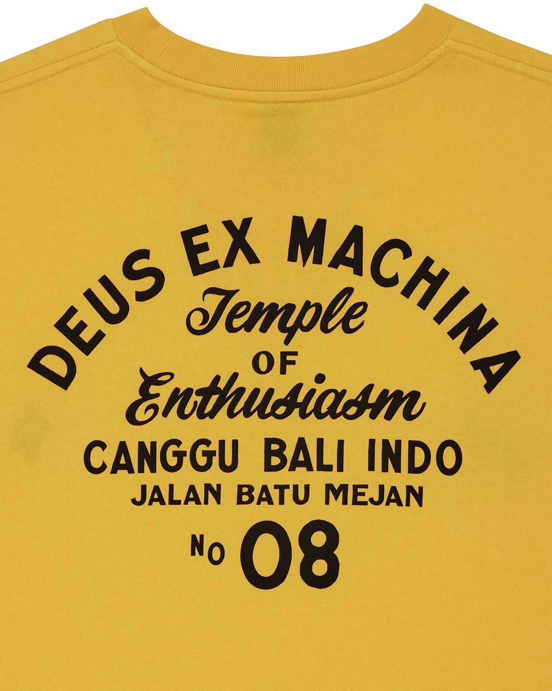 DEUS EX MACHINA CANGGU SIGN TEE - YELLOW