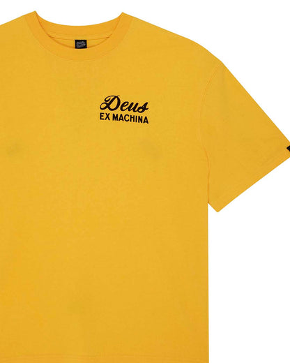 DEUS EX MACHINA CANGGU SIGN TEE - YELLOW