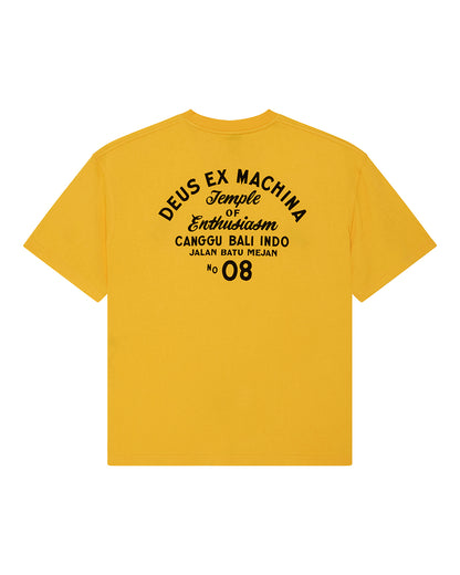 DEUS EX MACHINA CANGGU SIGN TEE - YELLOW