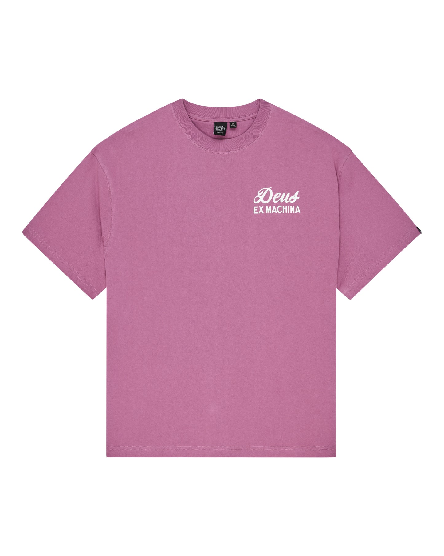 DEUS EX MACHINA CANNGU SIGN TEE - RED/VIOLET