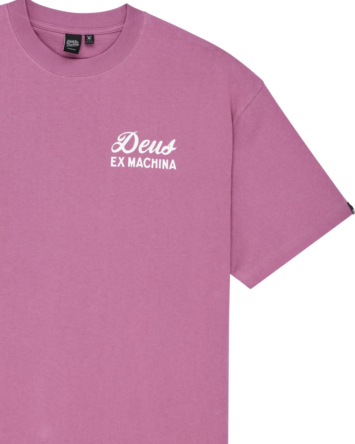 DEUS EX MACHINA CANNGU SIGN TEE - RED/VIOLET