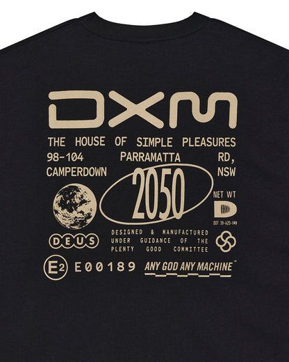 DEUS EX MACHINA COMMITEE TEE - BLACK