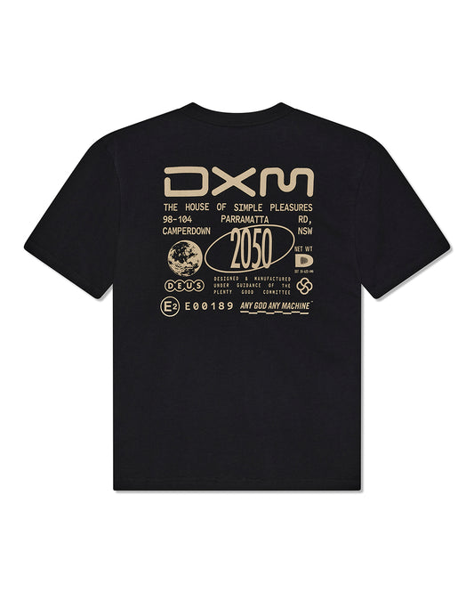 DEUS EX MACHINA COMMITEE TEE - BLACK