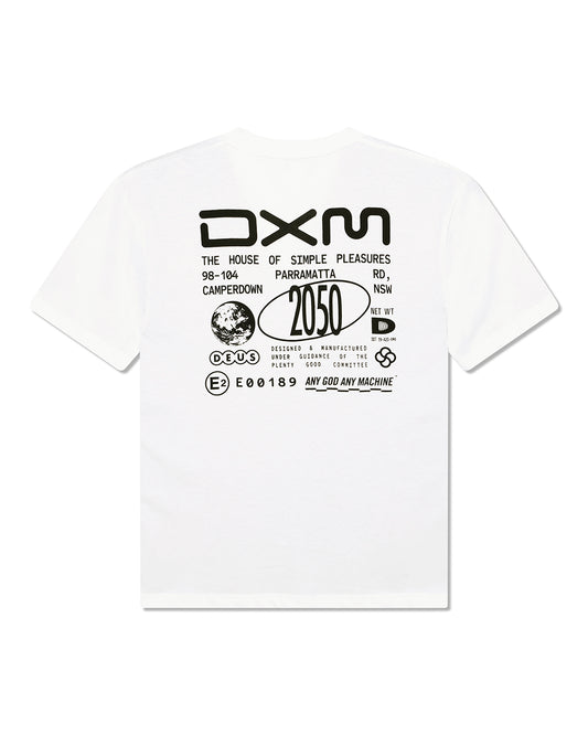 DEUS EX MACHINA COMMITEE TEE - WHITE