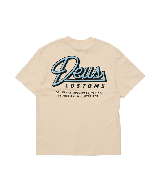 DEUS EX MACHINA CONDUIT TEE - DIRTY WHITE