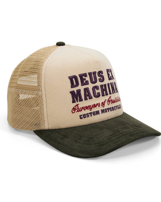DEUS EX MACHINA GUMSHOE CORD TRUCKER - CREAM