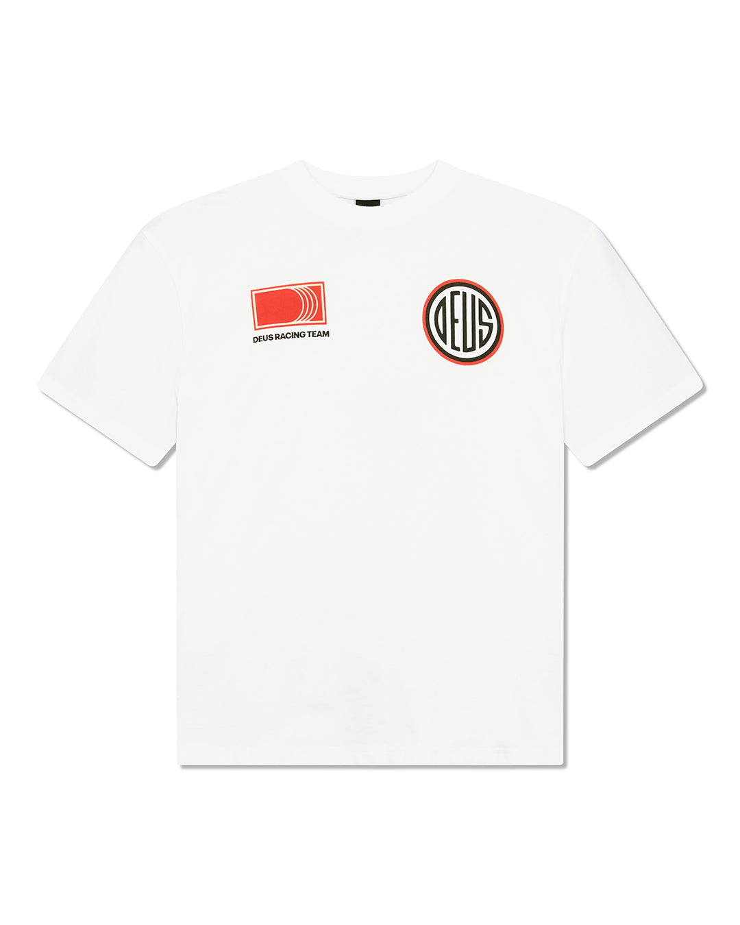 DEUS EX MACHINA HOLESHOT TEAM TEE - VINTAGE WHITE