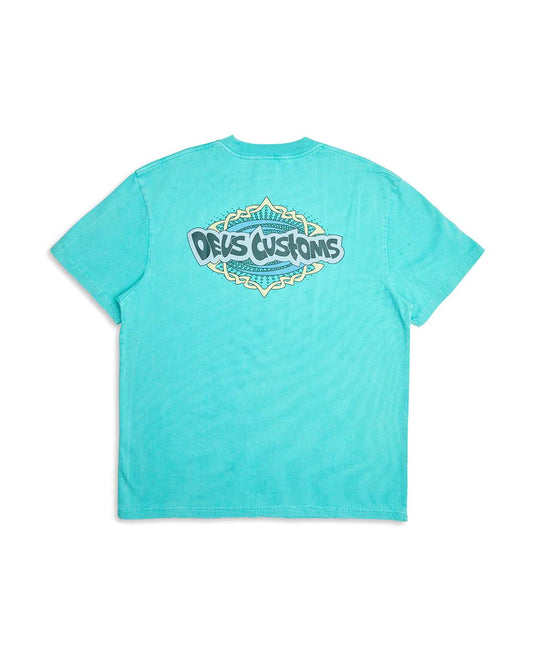 DEUS EX MACHINA JAM TEE - BLUE TURQUOISE