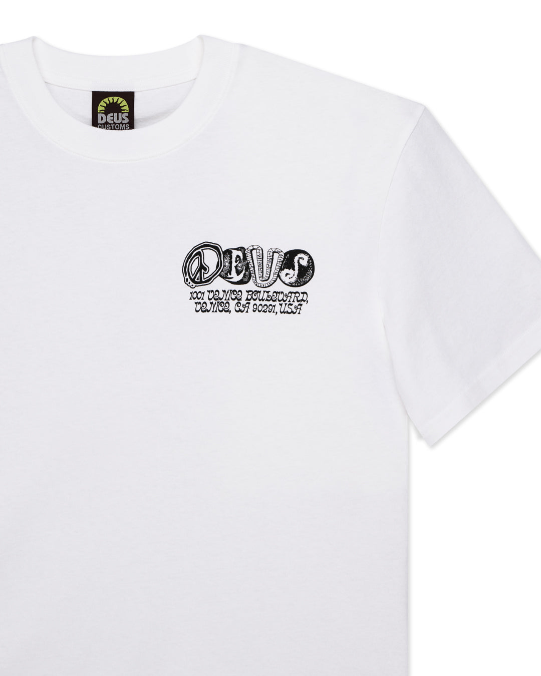 DEUS EX MACHINA LABYRINTH TEE - VINTAGE WHITE