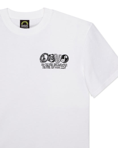DEUS EX MACHINA LABYRINTH TEE - VINTAGE WHITE