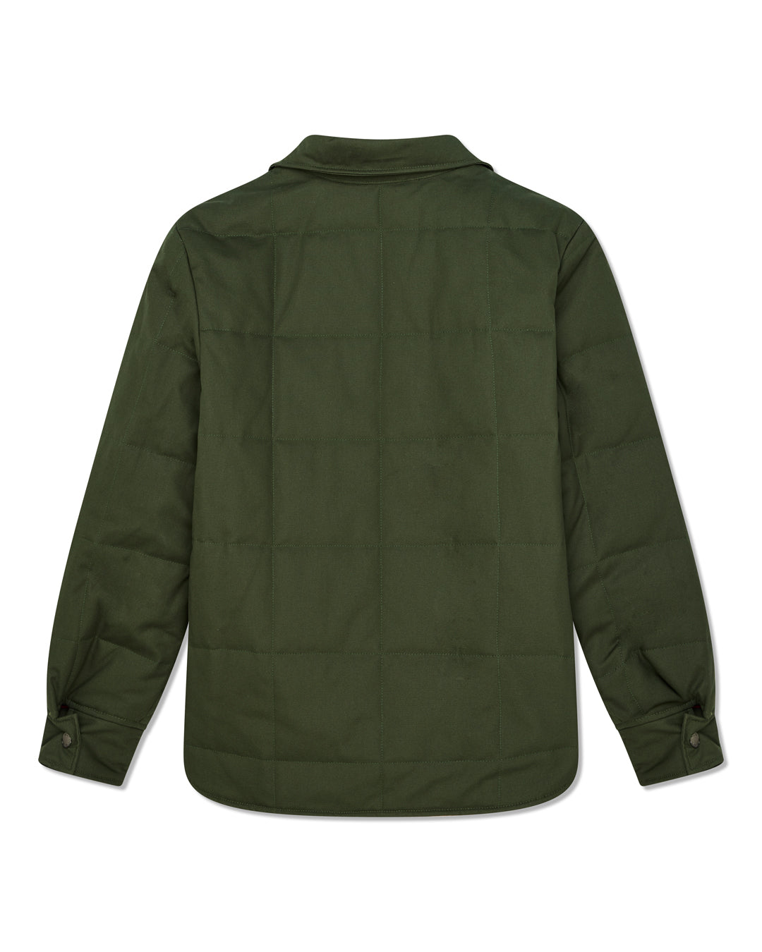 DEUS EX MACHINA MAXWELL WAXED OVERSHIRT - CYPRESS GREEN