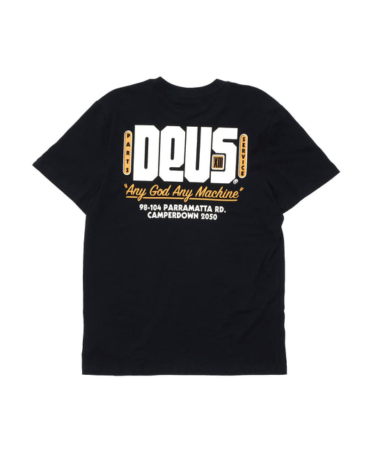DEUS EX MACHINA OUTAGE TEE - BLACK