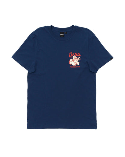 DEUS EX MACHINA OVERBITE TEE - MECHANIC BLUE
