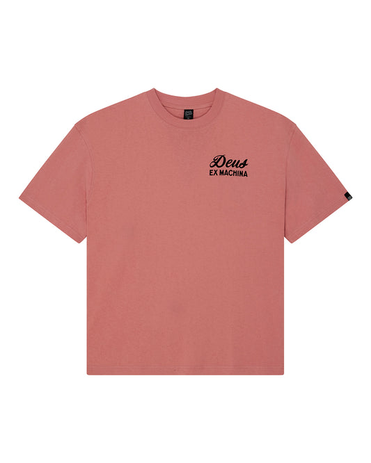 DEUS EX MACHINA SEOUL SIGN TEE - PINK