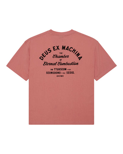 DEUS EX MACHINA SEOUL SIGN TEE - PINK